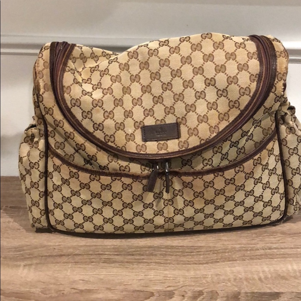 Beautiful Gucci diaper bag!